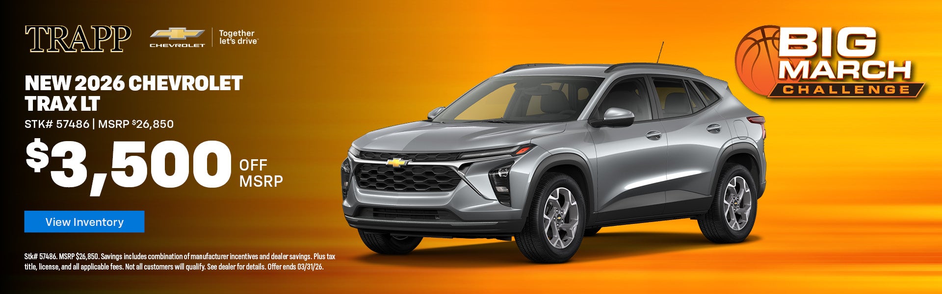 NEW 2026 CHEVROLET TRAX LT