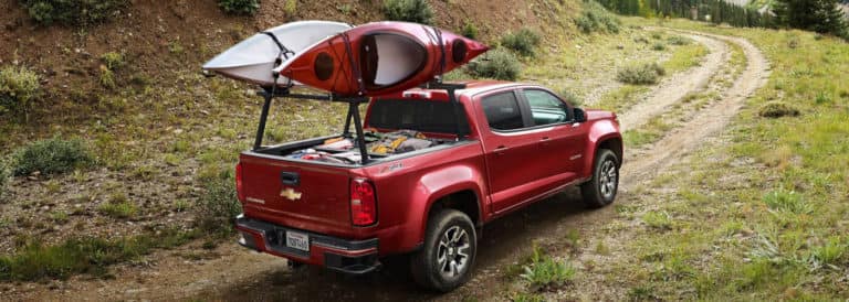 image of a red Chevy truck
