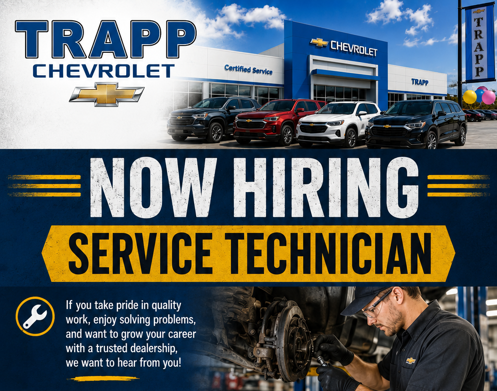 Now Hiring Service Technicians